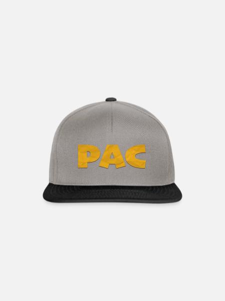 pac - Snapback Cap - Graphit/Schwarz