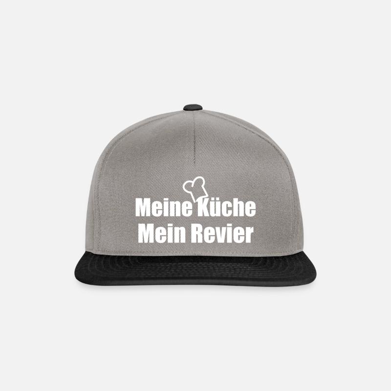 Cuisine de la zone - Casquette snapback - gris graphite/noir