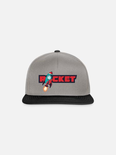 rocket - Snapback Cap - Graphit/Schwarz
