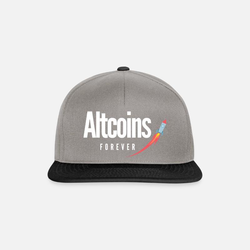 ALTCOINS FOREVER - Snapback Cap - Graphit/Schwarz