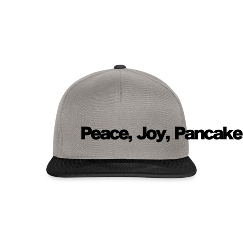 peace joy pankake black 2020 - Snapback Cap