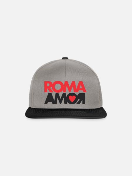 Rom Liebe - Snapback Cap - Graphit/Schwarz