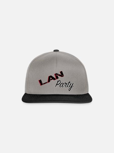 Lan Party - Snapback Cap - Graphit/Schwarz