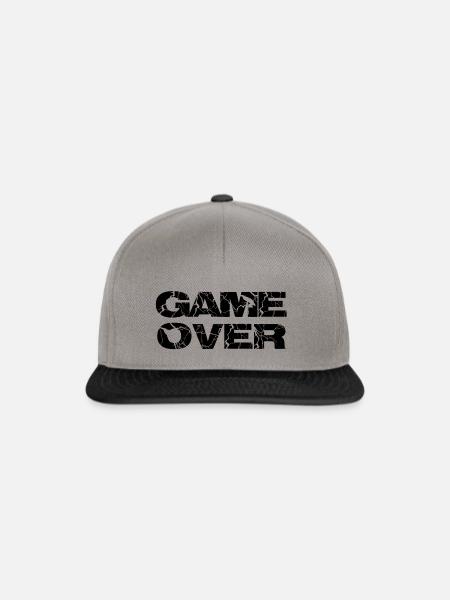 Game Over - Snapback Cap - Graphit/Schwarz