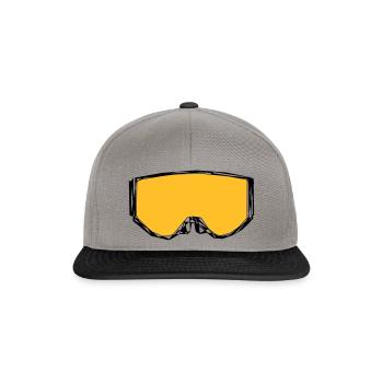 Ski goggles - Snapback Cap - graphite/black - Front