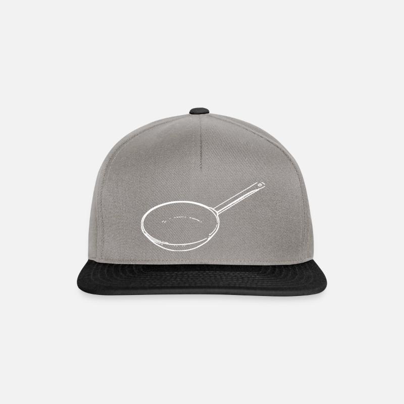 Pfanne - Snapback Cap - Graphit/Schwarz