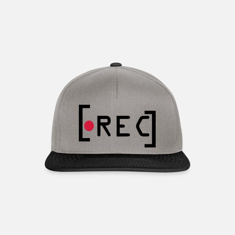 REC - Casquette snapback - gris graphite/noir