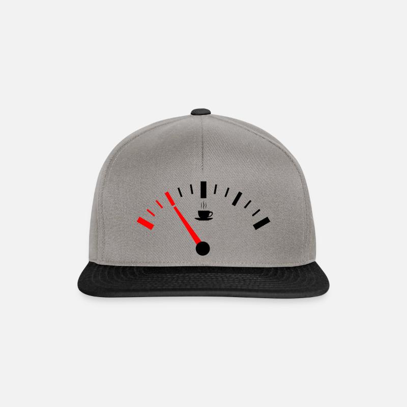 Kaffepause - Snapback Cap - Graphit/Schwarz