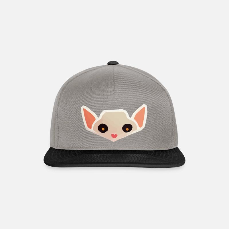 Sticker Typ - Snapback Cap - Graphit/Schwarz