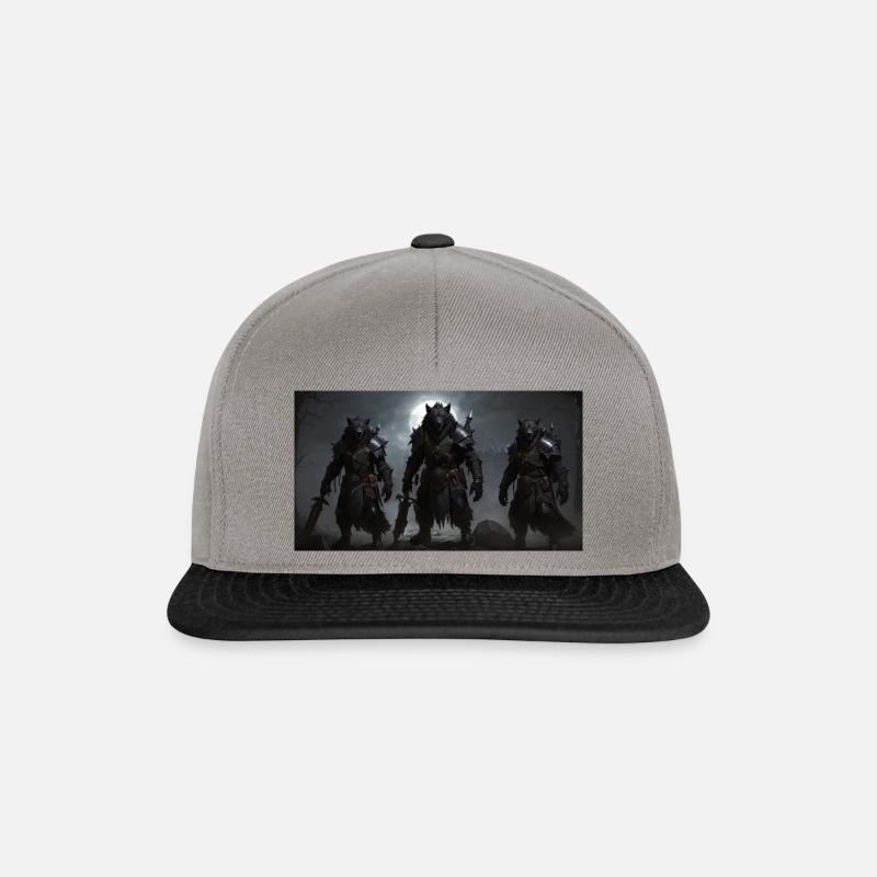 WerwolfPack - Snapback Cap - Graphit/Schwarz