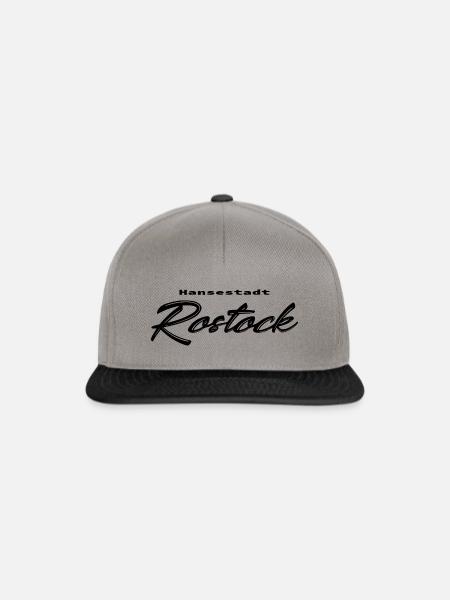 Hansestadt Rostock - Snapback Cap - Graphit/Schwarz