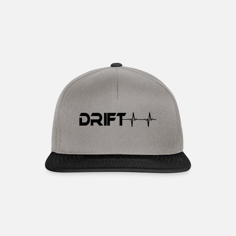 Drifting Heart - Snapback Cap - Graphit/Schwarz
