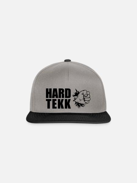 Hardtekk Hard Tekk - Snapback Cap - Graphit/Schwarz