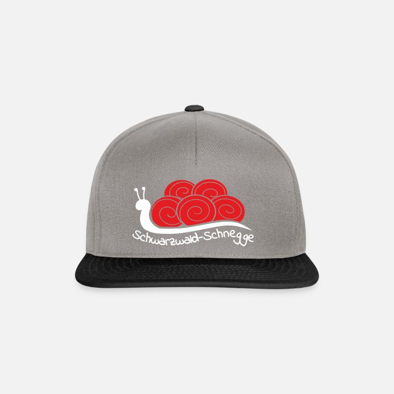 Schwarzwald-Schnegge - Snapback Cap - Graphit/Schwarz