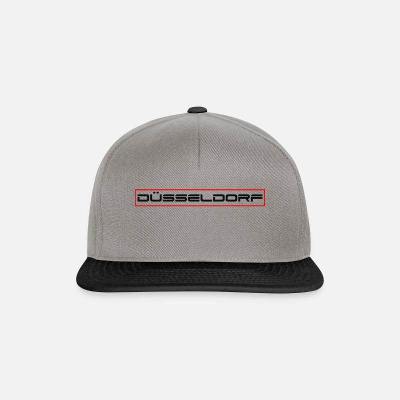 dusseldorf - Snapback Cap - Graphit/Schwarz