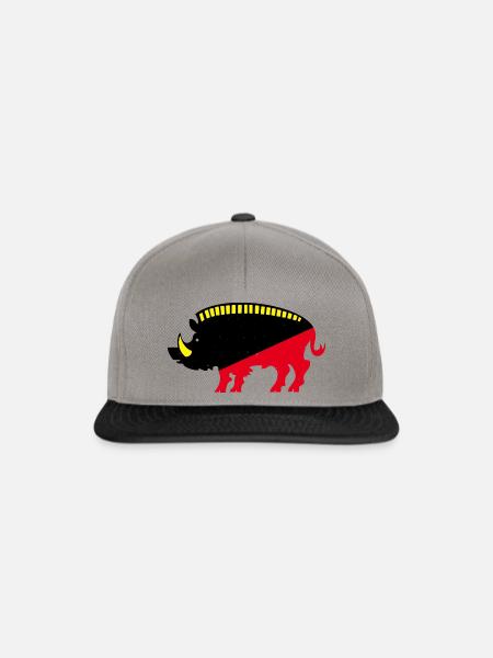 Eber - Snapback Cap - Graphit/Schwarz