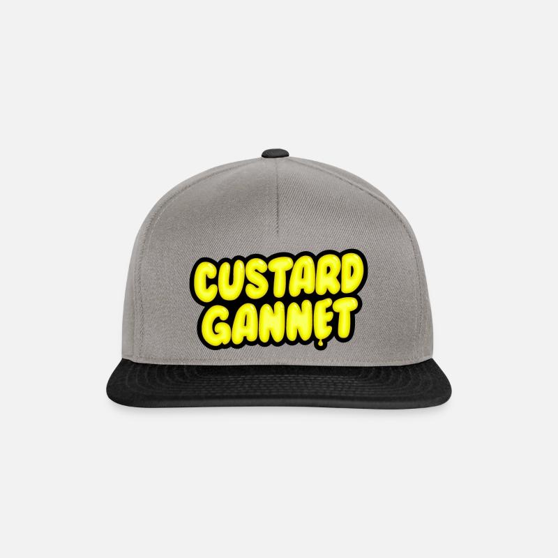 Custard Gannet - Snapback Cap - graphite/black
