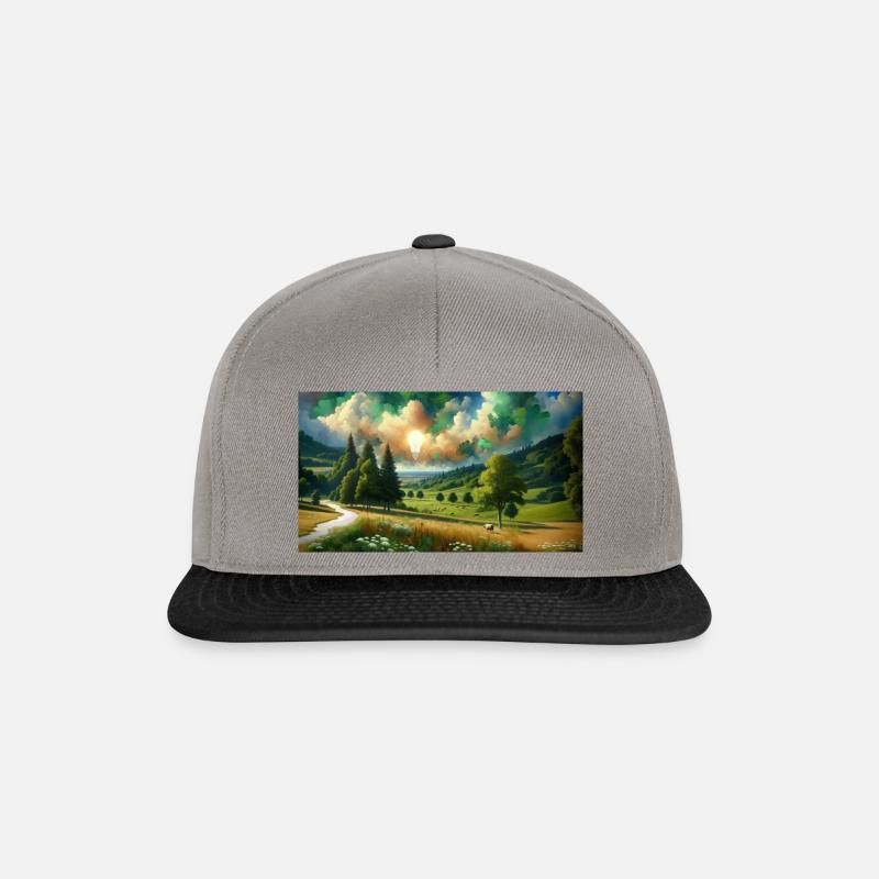 Nature Art - Snapback Cap - Graphit/Schwarz
