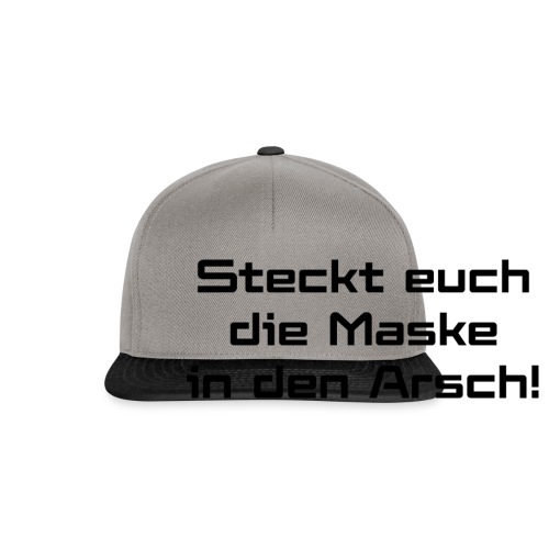 maske2 - Snapback Cap
