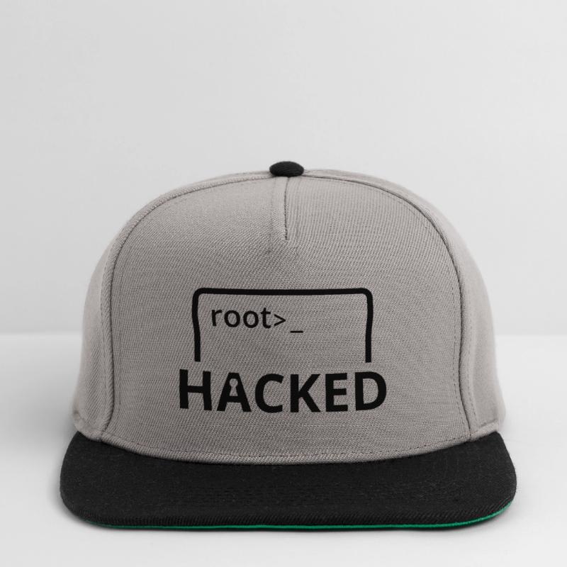 Hacked hacker computer scientist computer programmer Snapback Cap