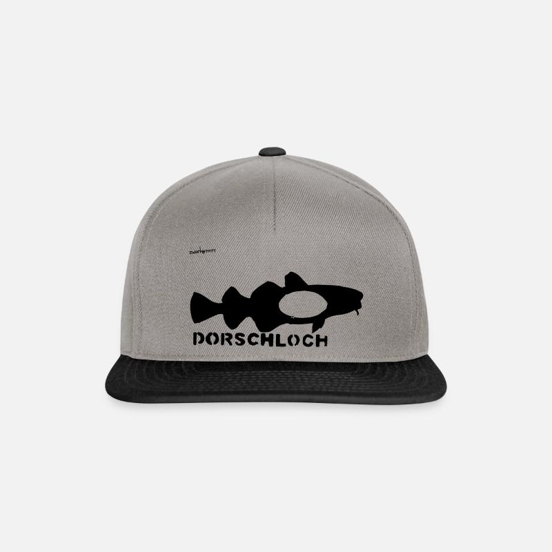 Dorschloch - Snapback Cap - Graphit/Schwarz