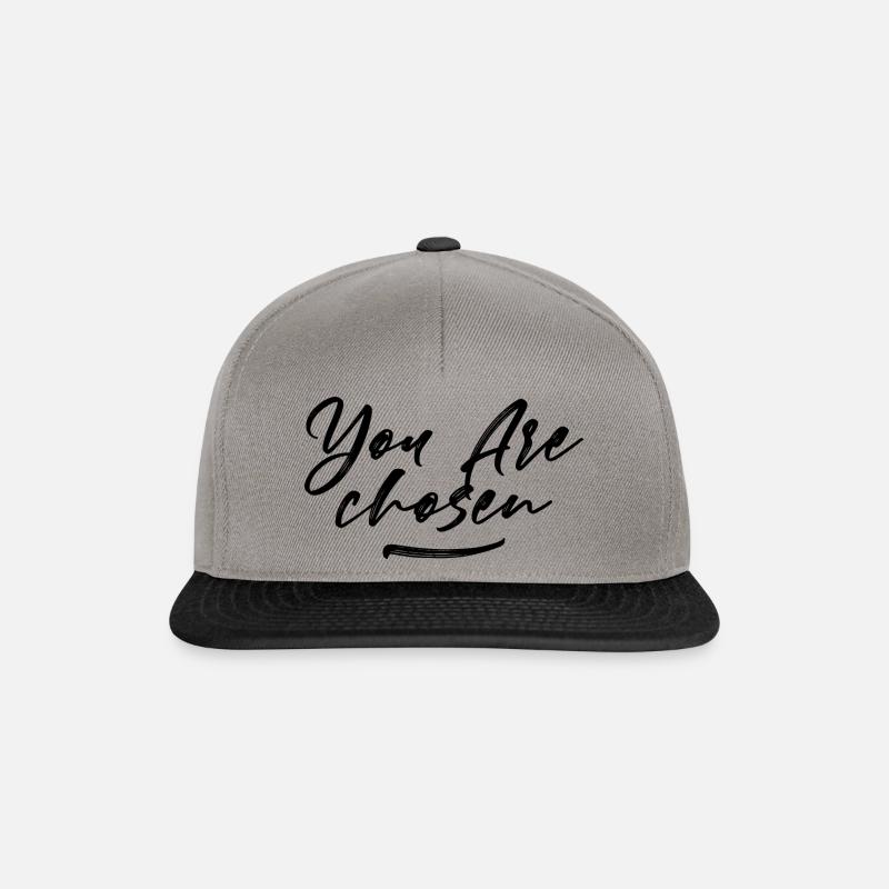 Christliche Sprüche - Snapback Cap - Graphit/Schwarz