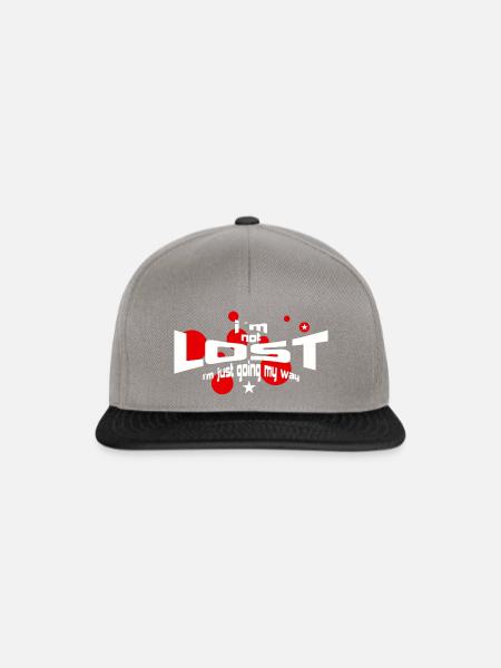not lost - Snapback Cap - Graphit/Schwarz