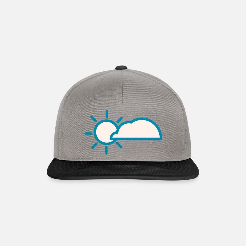 Wetter Wechselhaft 2 - Snapback Cap - Graphit/Schwarz