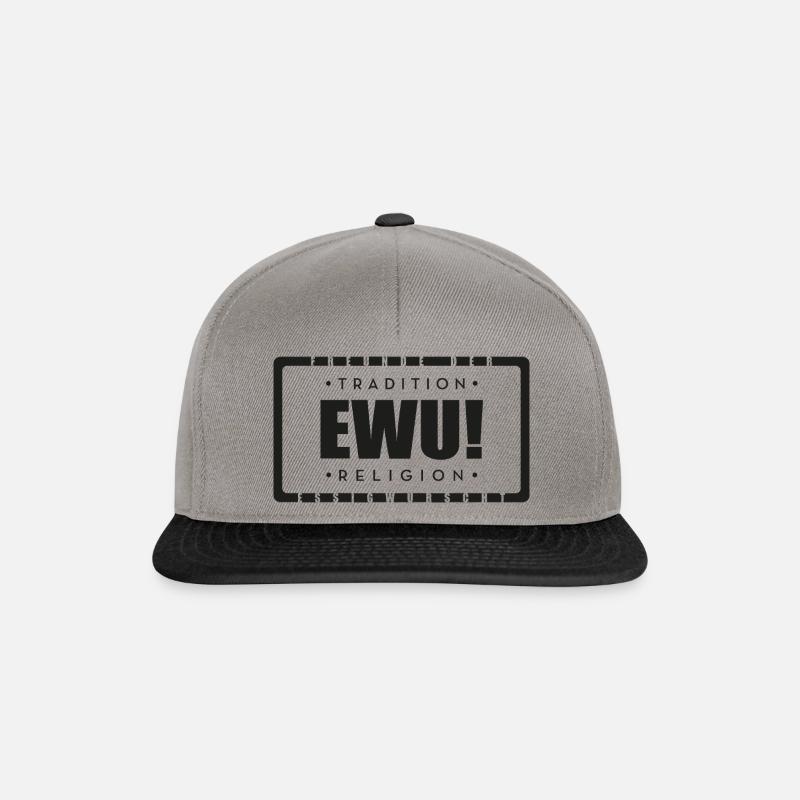 EWU Tradition Religion - Snapback Cap - Graphit/Schwarz
