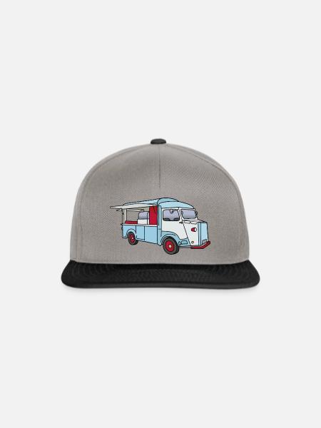 Imbisswagen Foodtruck c - Snapback Cap - Graphit/Schwarz
