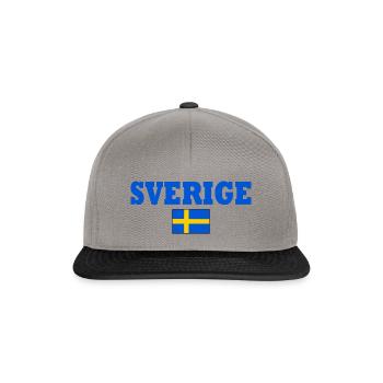 Sverige - Casquette snapback - gris graphite/noir - Devant