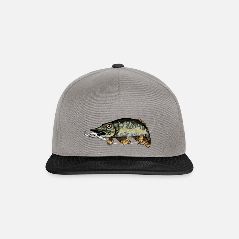 Pike & Mister Twist - Snapback Cap - Graphit/Schwarz
