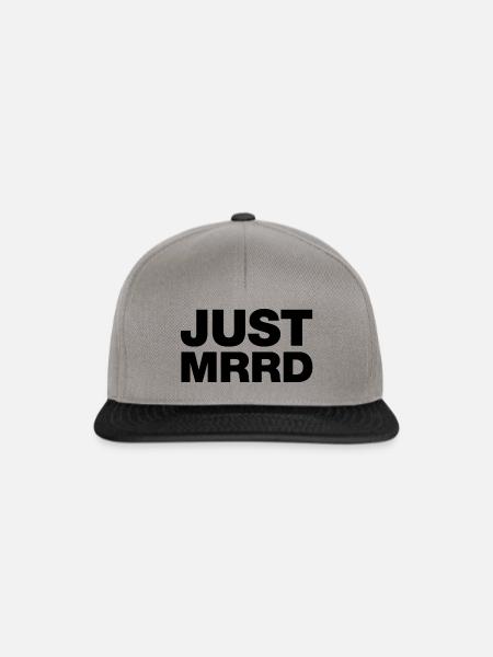 JUST MARRIED - Snapback Cap - Graphit/Schwarz