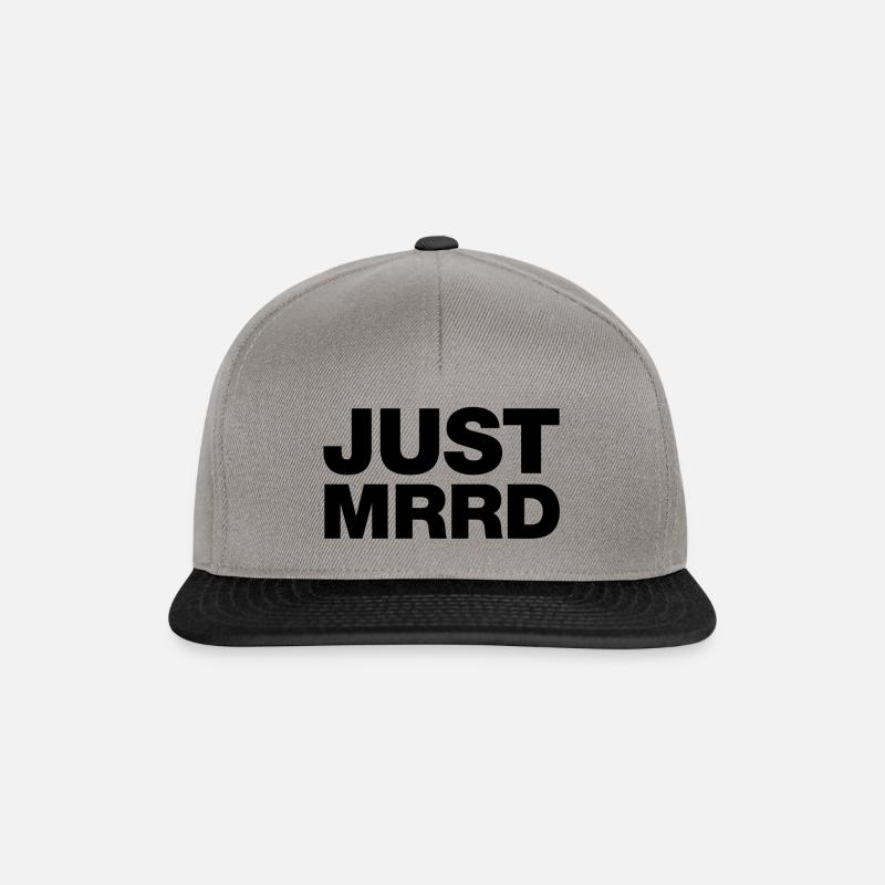 JUST MARRIED - Snapback Cap - Graphit/Schwarz