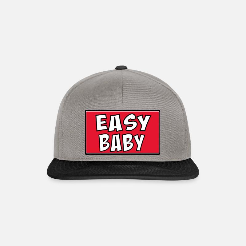 EasyBaby - Snapback Cap - Graphit/Schwarz