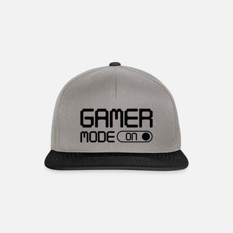 Gamer Mode On - Snapback Cap - graphite/black