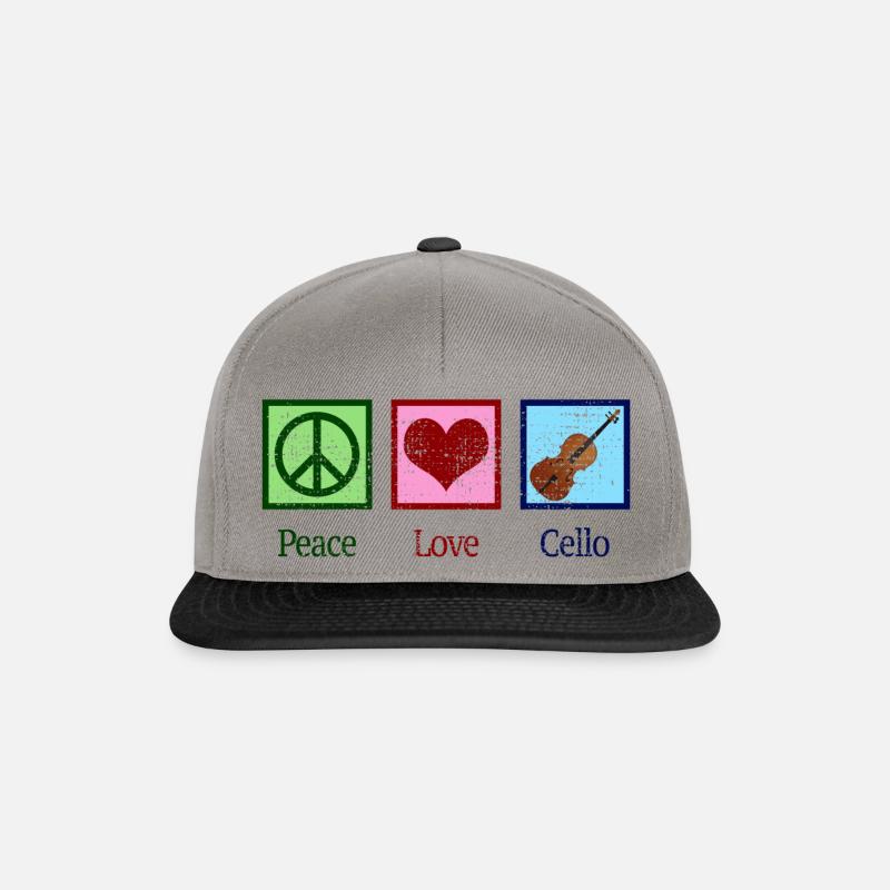 CELLO SHIRT - Snapback Cap - Graphit/Schwarz
