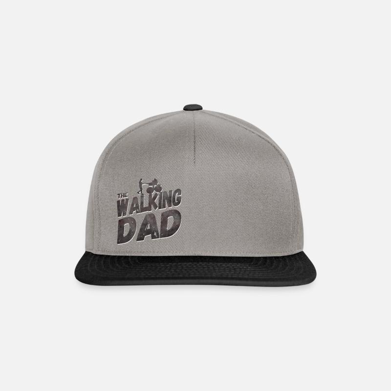 Walking Dad - Snapback Cap - Graphit/Schwarz