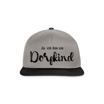 Dorfkind - Snapback Cap - Graphit/Schwarz - Vorne