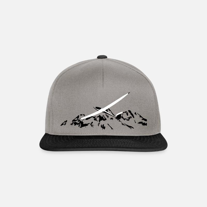 Pilote de planeur planeur volant pilote de planeur - Casquette snapback - gris graphite/noir