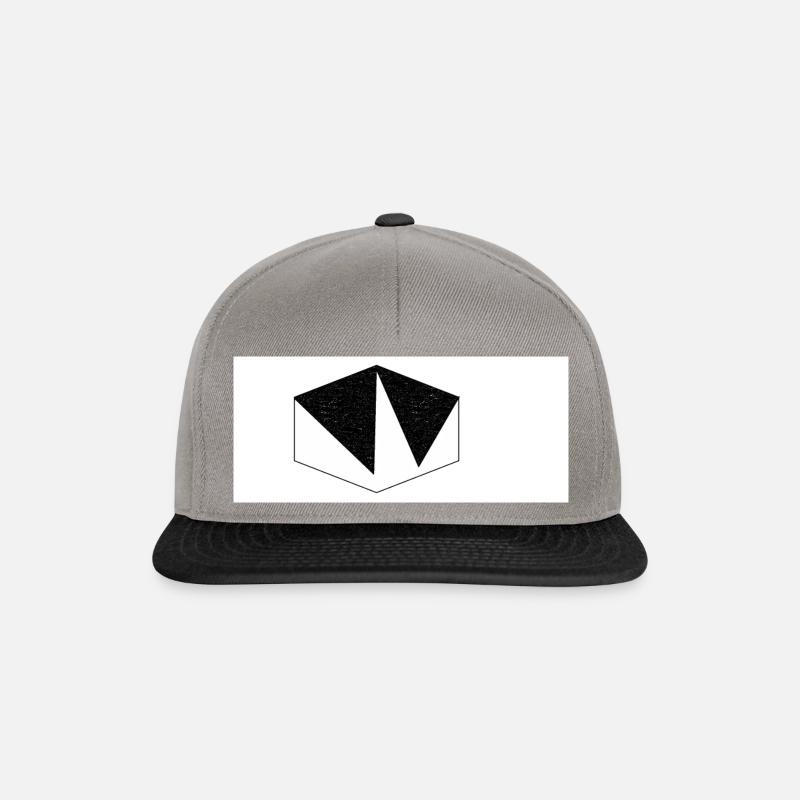 B&W - Snapback Cap - Graphit/Schwarz