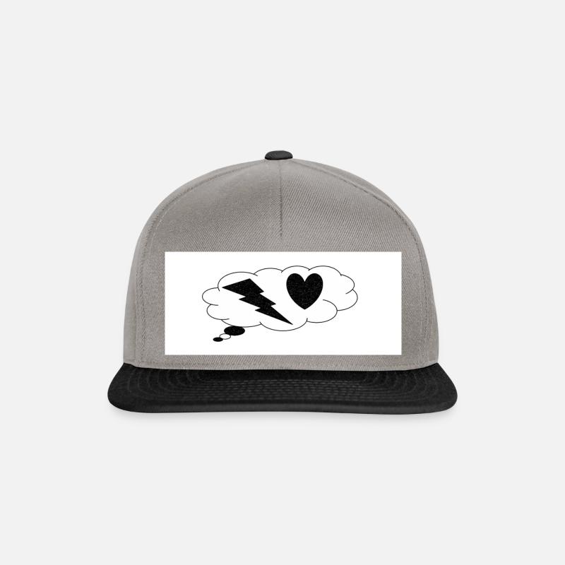 B&W - Snapback Cap - Graphit/Schwarz