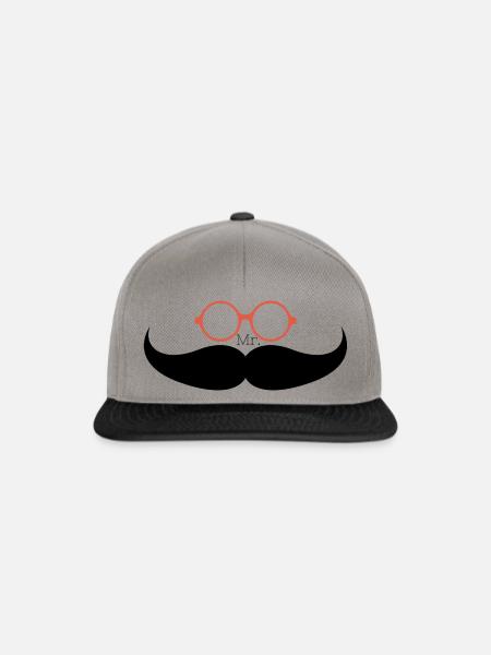 Hey Mr. - Snapback Cap - Graphit/Schwarz