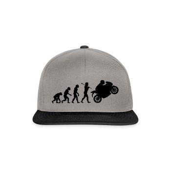 Biker Evolution - Snapback Cap - Graphit/Schwarz - Vorne