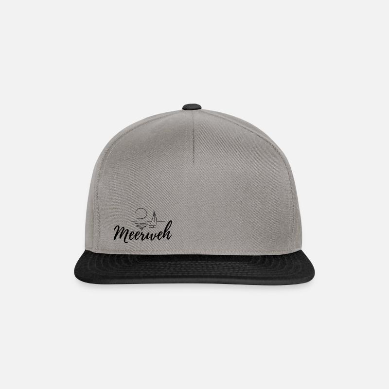 Mal de mer - Casquette snapback - gris graphite/noir