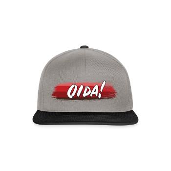 OIDA! - Snapback Cap - Graphit/Schwarz - Vorne