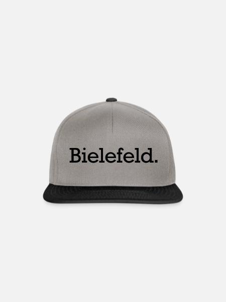 Bielefeld. - Snapback Cap - Graphit/Schwarz