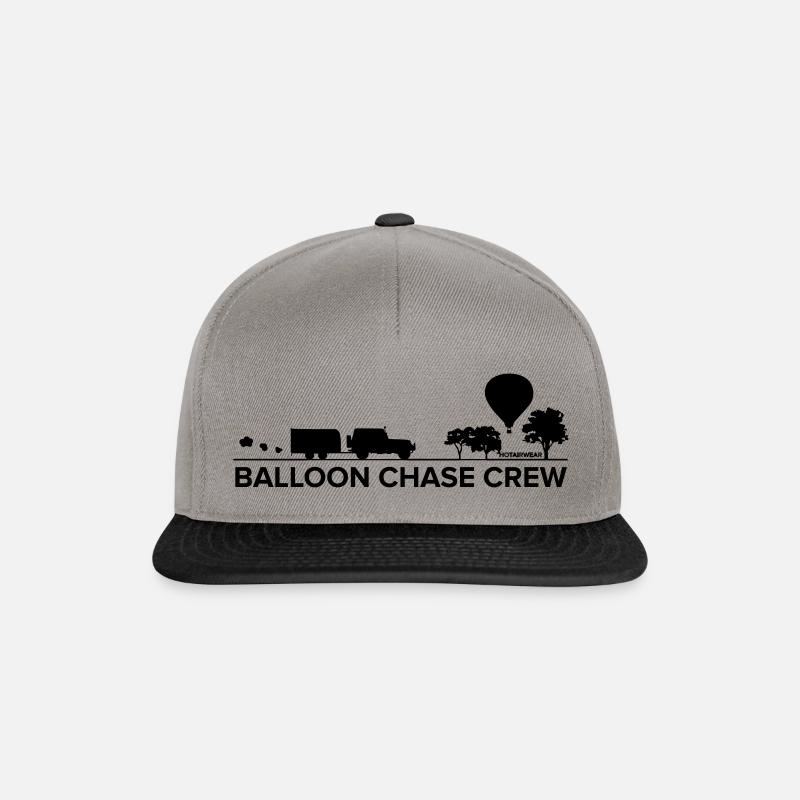 Balloon Chase Crew - Casquette snapback - gris graphite/noir