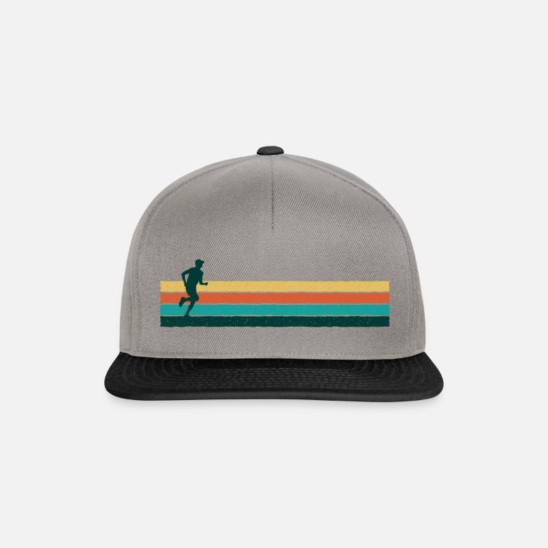 Running - Snapback Cap - Graphit/Schwarz