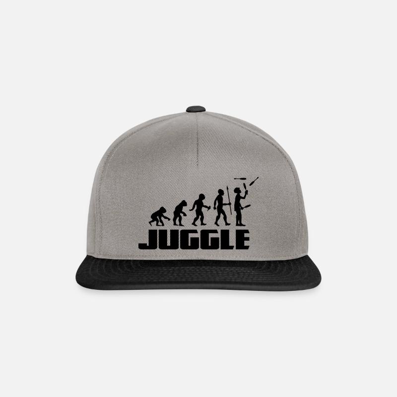 Jungling Juggler Evolution Bowling Artist Sport - Casquette snapback - gris graphite/noir